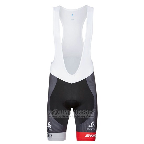 2017 Jersey Scott Black and Yellow Short Sleeve and Bib Short