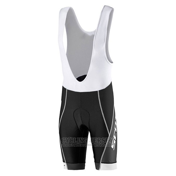 2017 Cycling Jersey Scott Black and Red Short Sleeve and Bib Short