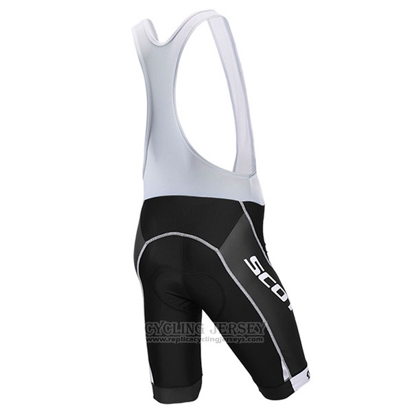 2017 Cycling Jersey Scott Black and Red Short Sleeve and Bib Short