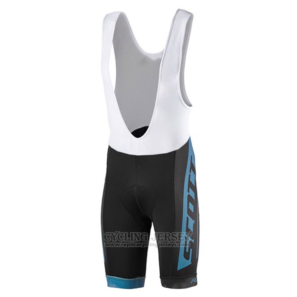 2017 Cycling Jersey Scott Bluee Short Sleeve and Bib Short