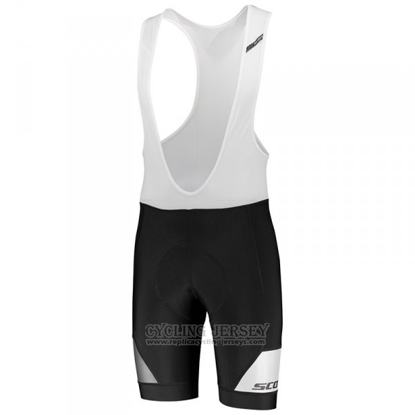 2018 Cycling Jersey Scott Rc Gray White Short Sleeve Salopette