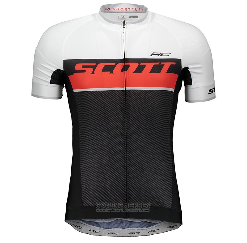 2018 Cycling Jersey Scott Rc Orange Short Sleeve and Bib Short