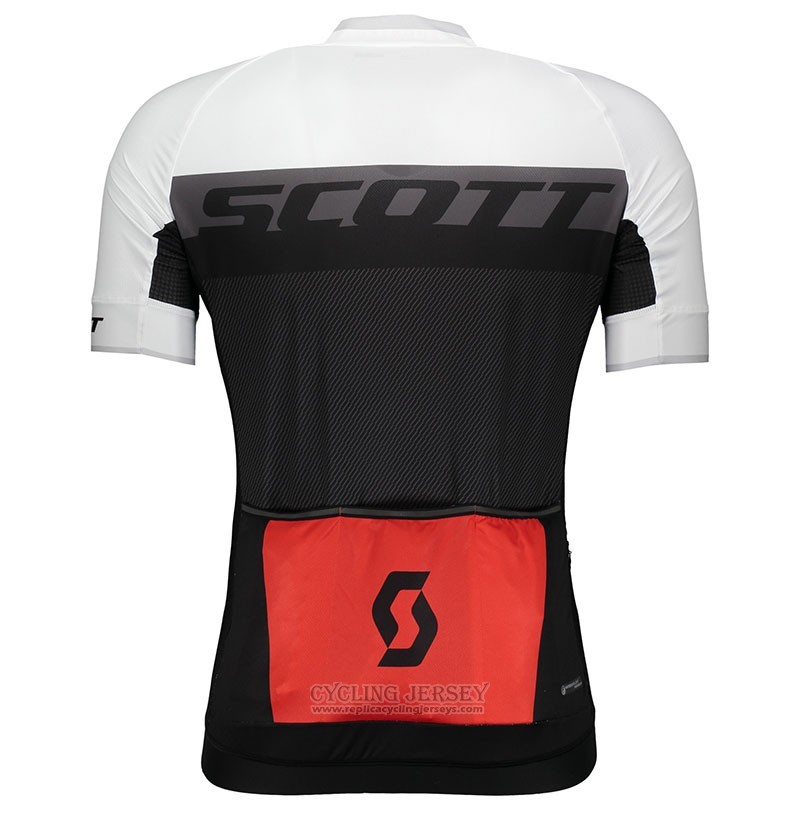 2018 Cycling Jersey Scott Rc Orange Short Sleeve and Bib Short