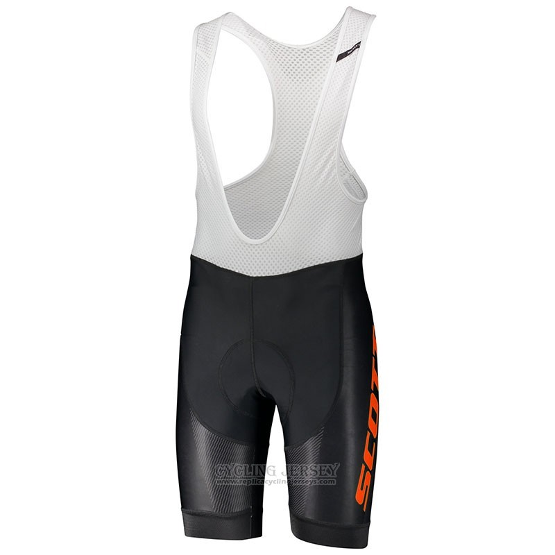 2018 Cycling Jersey Scott Rc Orange Short Sleeve and Bib Short