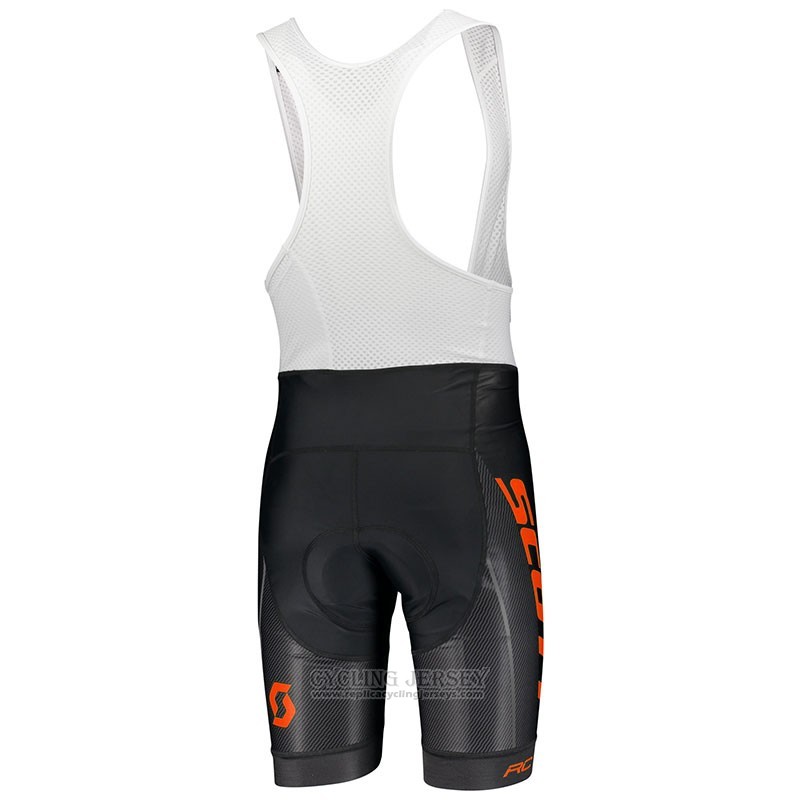 2018 Cycling Jersey Scott Rc Orange Short Sleeve and Bib Short