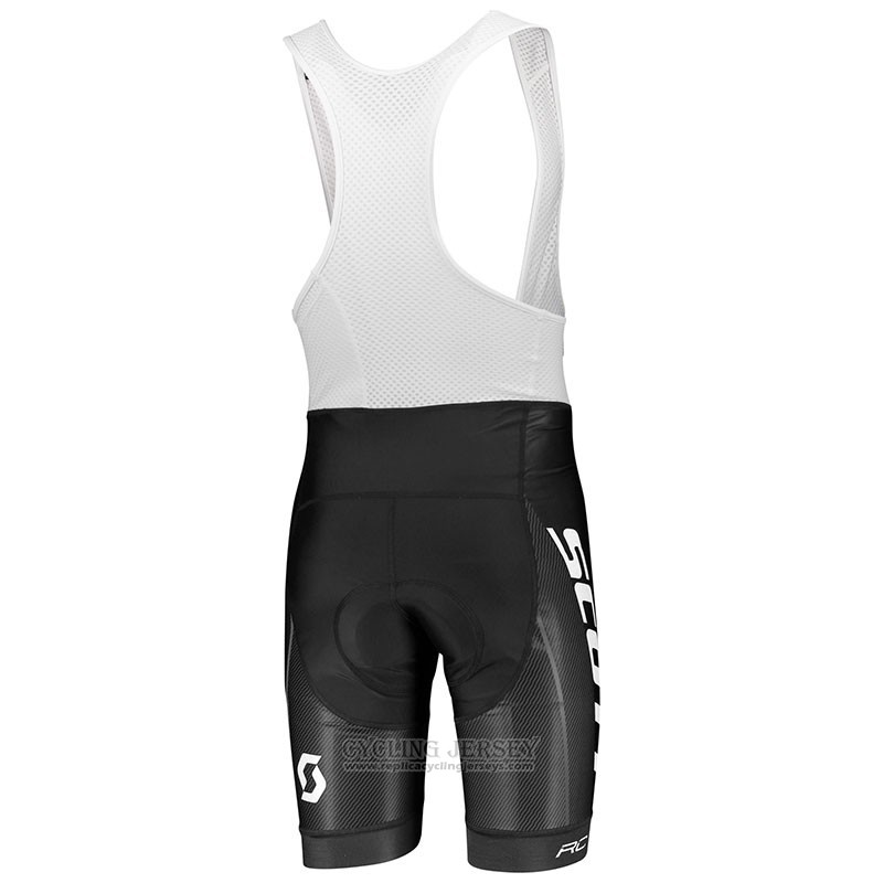 2018 Cycling Jersey Scott Rc White Short Sleeve and Bib Short
