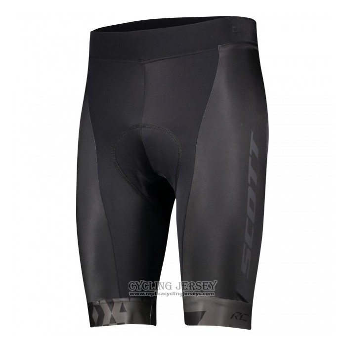 2021 Cycling Jersey Scott Black Short Sleeve And Bib Short