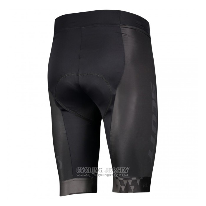 2021 Cycling Jersey Scott Black Short Sleeve And Bib Short
