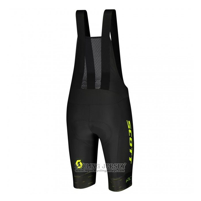 2021 Wind Vest Scott Black Yellow Short Sleeve And Bib Short