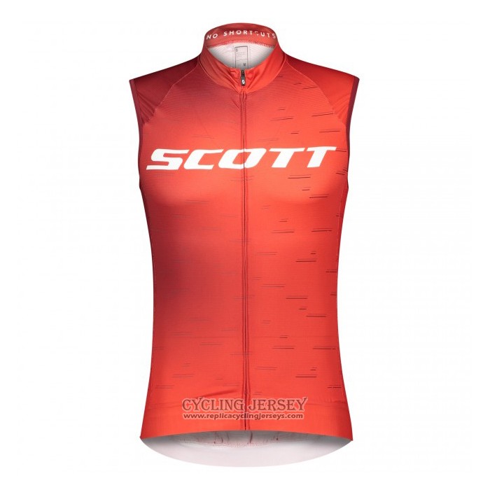 2021 Wind Vest Scott Red Short Sleeve And Bib Short