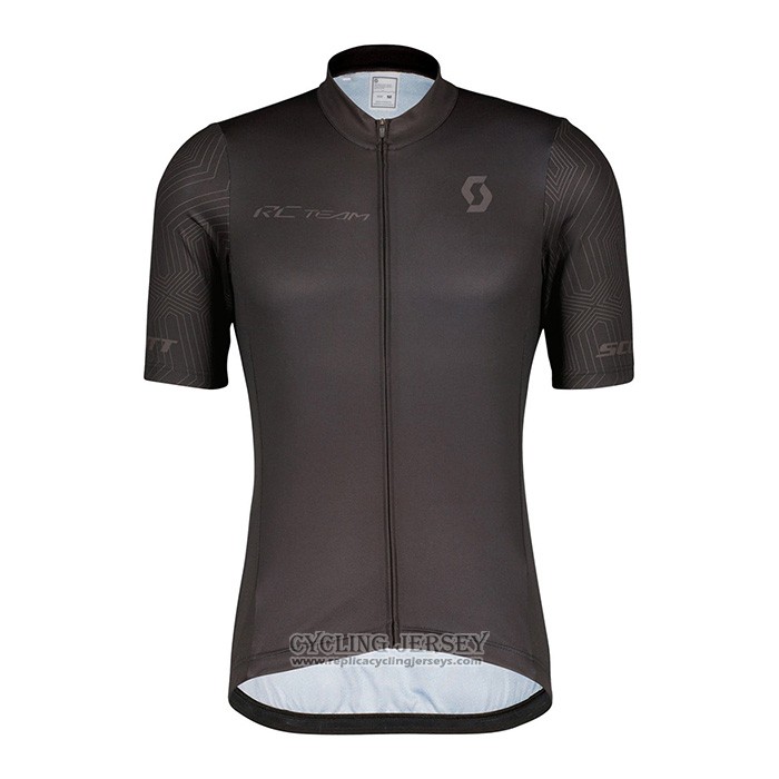 2022 Cycling Jersey Scott Black Short Sleeve And Bib Short