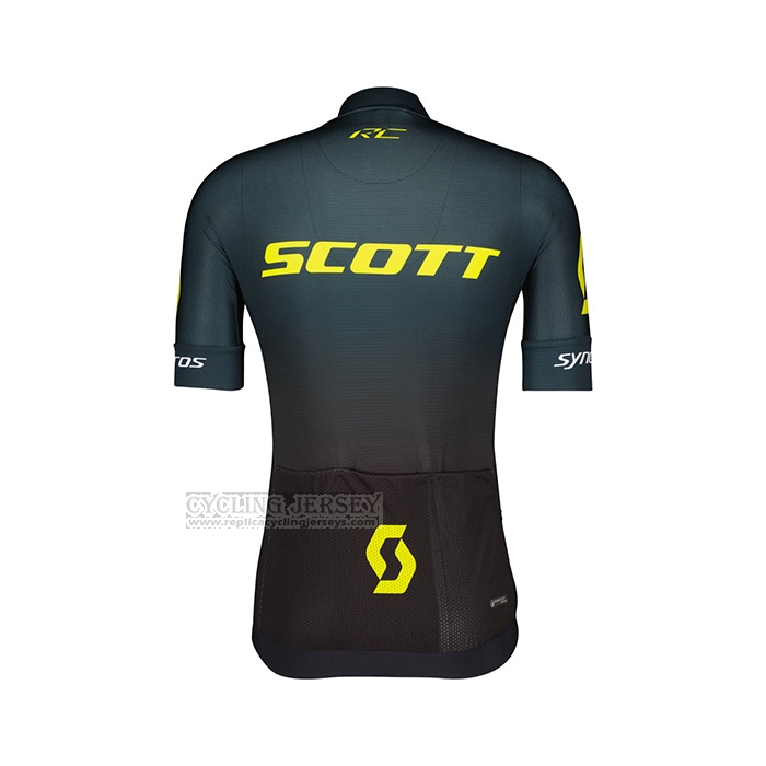 2022 Cycling Jersey Scott Green Brown Short Sleeve and Bib Short