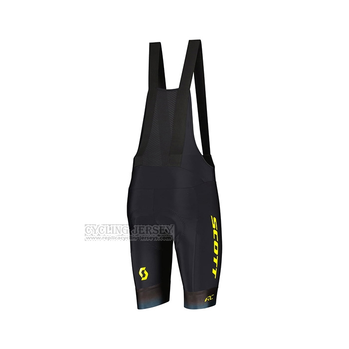 2022 Cycling Jersey Scott Green Brown Short Sleeve and Bib Short