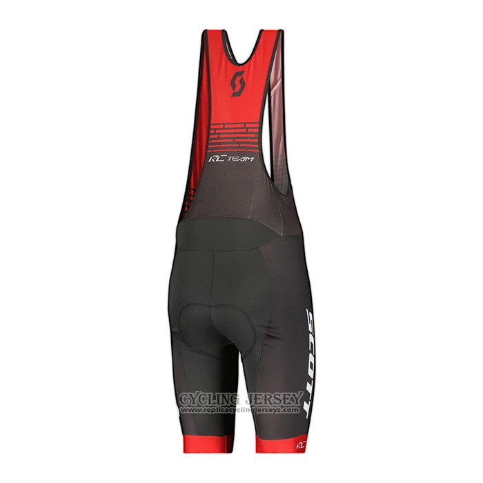 2022 Cycling Jersey Scott Red Short Sleeve And Bib Short