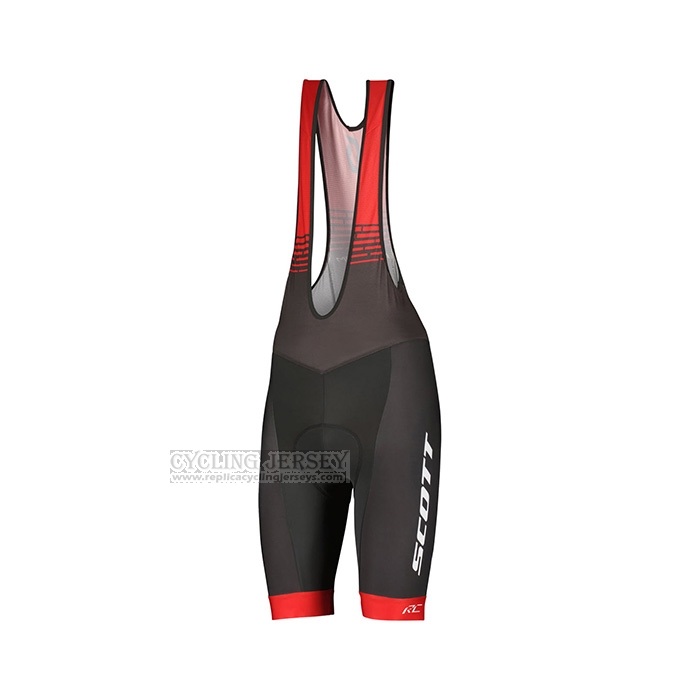 2022 Cycling Jersey Scott Red Short Sleeve and Bib Short