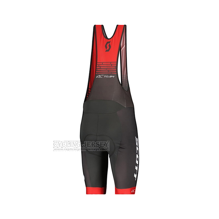 2022 Cycling Jersey Scott Red Short Sleeve and Bib Short