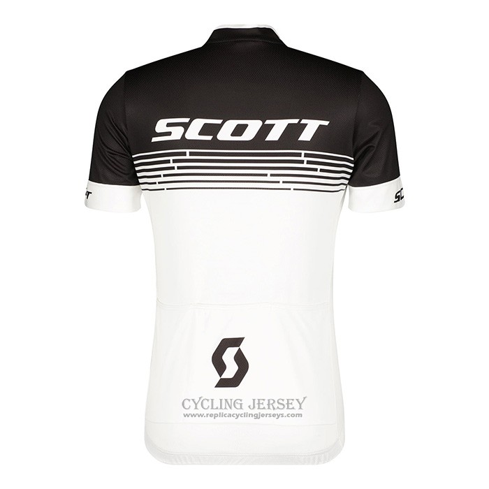 2022 Cycling Jersey Scott White Short Sleeve And Bib Short
