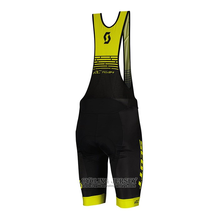 2022 Cycling Jersey Scott Yellow Short Sleeve And Bib Short