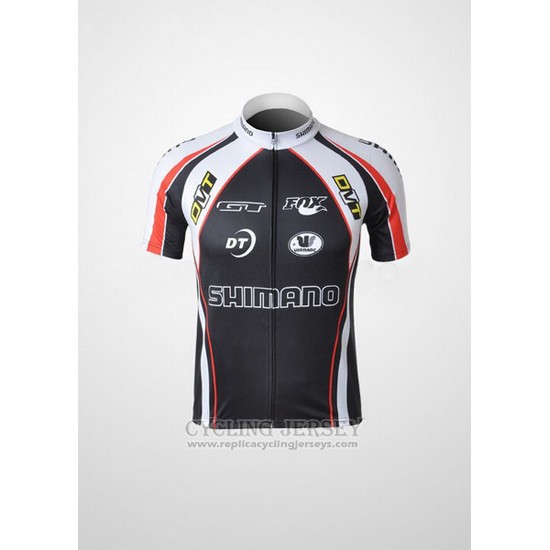 2010 Cycling Jersey Shimano Gray and Black Short Sleeve and Bib Short