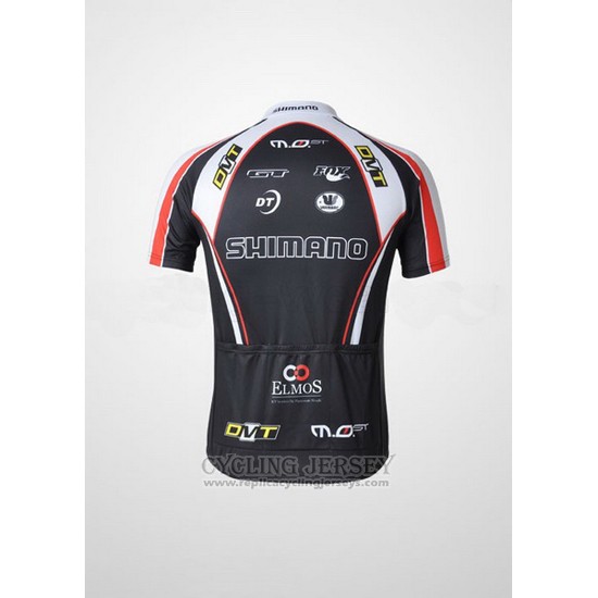 2010 Cycling Jersey Shimano Gray and Black Short Sleeve and Bib Short