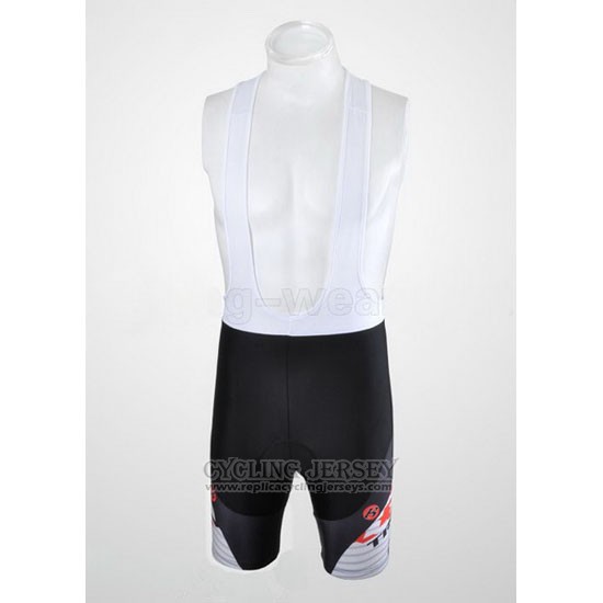 2010 Cycling Jersey Shimano White and Black Short Sleeve and Bib Short