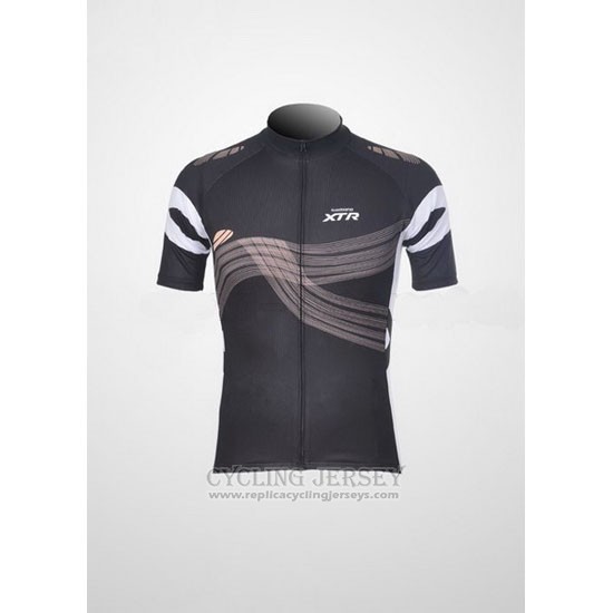 2012 Cycling Jersey Shimano Black and Orange Short Sleeve and Bib Short