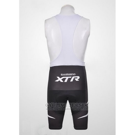 2012 Cycling Jersey Shimano Black and Orange Short Sleeve and Bib Short