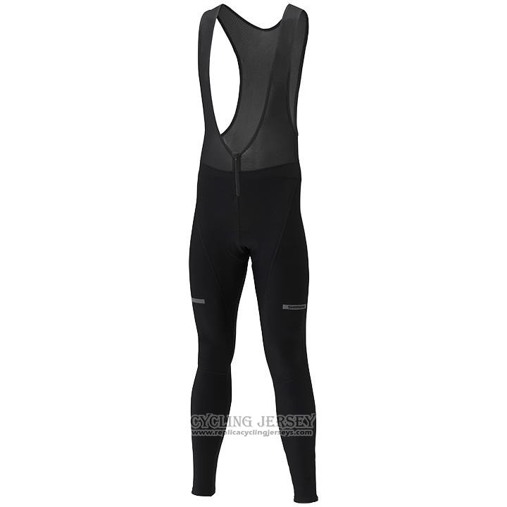 2020 Cycling Jersey Shimano Yellow Gray Long Sleeve And Bib Tight