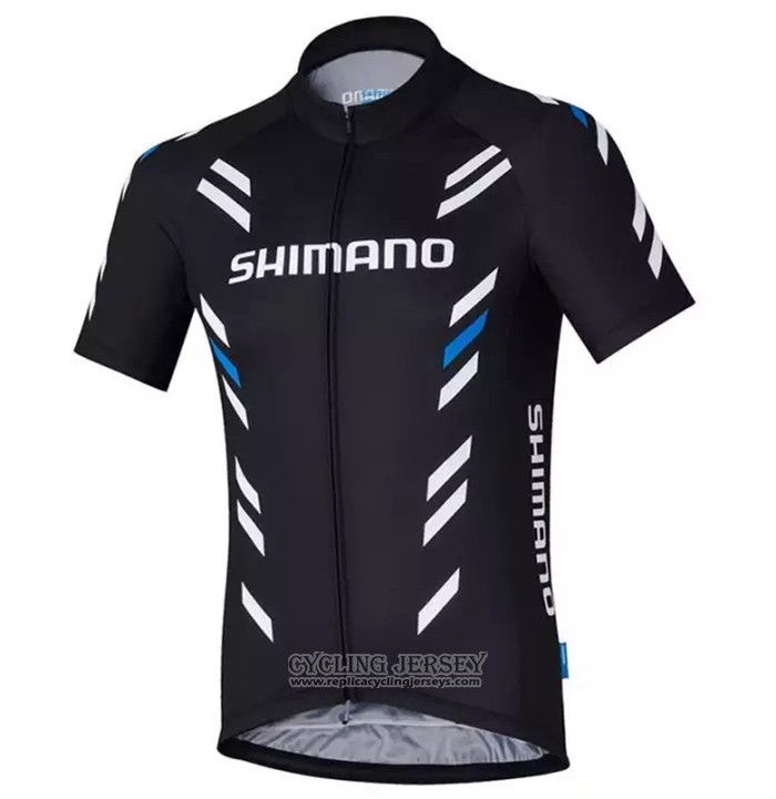 2021 Cycling Jersey Shimano Black Short Sleeve And Bib Short
