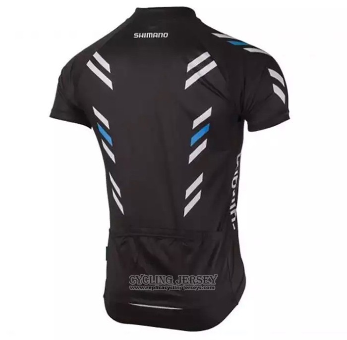 2021 Cycling Jersey Shimano Black Short Sleeve And Bib Short