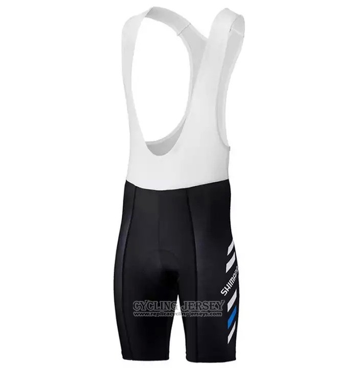 2021 Cycling Jersey Shimano Black Short Sleeve And Bib Short