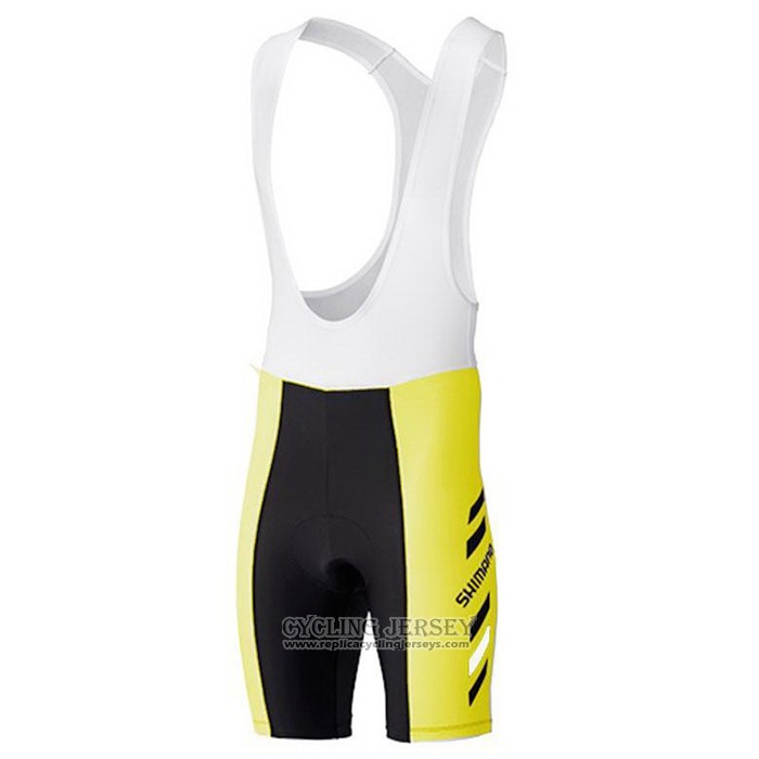 2021 Cycling Jersey Shimano White Short Sleeve And Bib Short
