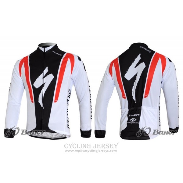 2012 Cycling Jersey Specialized Long Sleeve Black and Red
