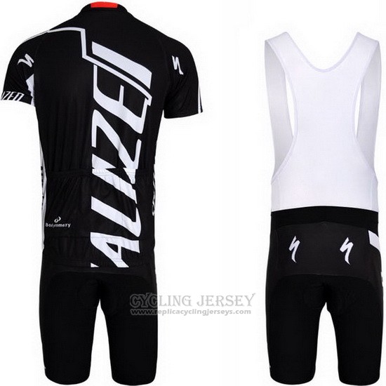 2012 Cycling Jersey Specialized White and Black Short Sleeve and Bib Short