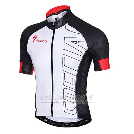 2015 Cycling Jersey Specialized Black and White Short Sleeve and Bib Short
