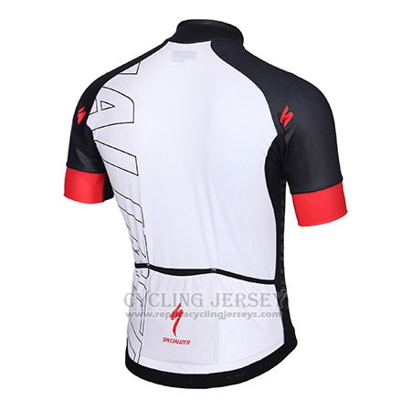 2015 Cycling Jersey Specialized Black and White Short Sleeve and Bib Short