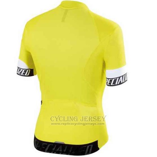 2015 Cycling Jersey Specialized Bright Yellow Short Sleeve and Bib Short