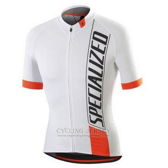 2015 Cycling Jersey Specialized Red White Short Sleeve and Bib Short