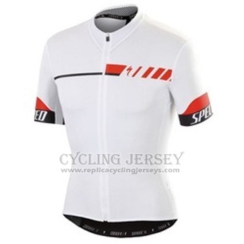 2015 Cycling Jersey Specialized White Short Sleeve and Bib Short