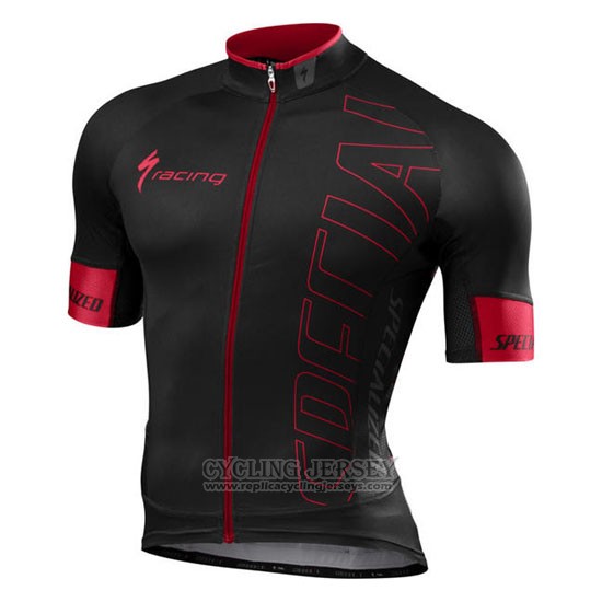 2016 Cycling Jersey Specialized Dark Red and Black Short Sleeve and Bib Short