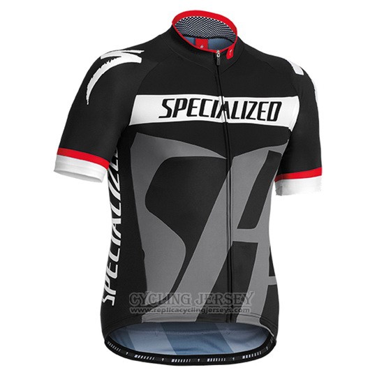 2016 Cycling Jersey Specialized Gray Short Sleeve and Bib Short