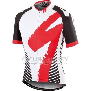 2016 Cycling Jersey Specialized Gray and White Short Sleeve and Bib Short