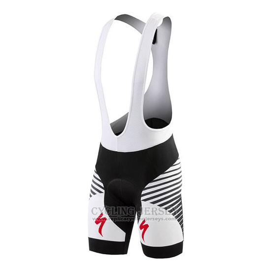 2016 Cycling Jersey Specialized Gray and White Short Sleeve and Bib Short