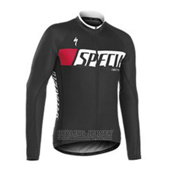 2016 Cycling Jersey Specialized Ml Dark Black Long Sleeve and Bib Tight