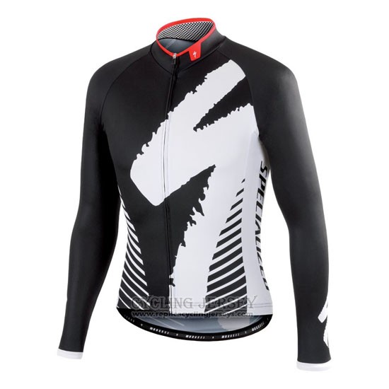 2016 Cycling Jersey Specialized Ml Deep Black Long Sleeve and Bib Tight