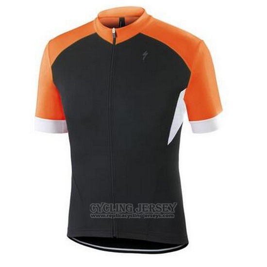2016 Cycling Jersey Specialized Orange and Black Short Sleeve and Bib Short