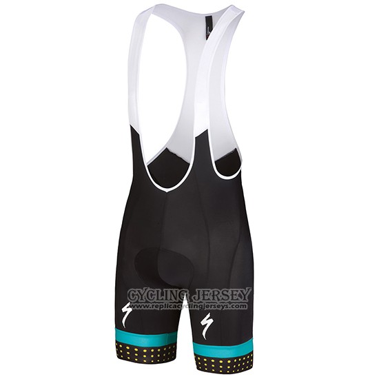 2018 Cycling Jersey Specialized Black Blue Short Sleeve And Bib Short