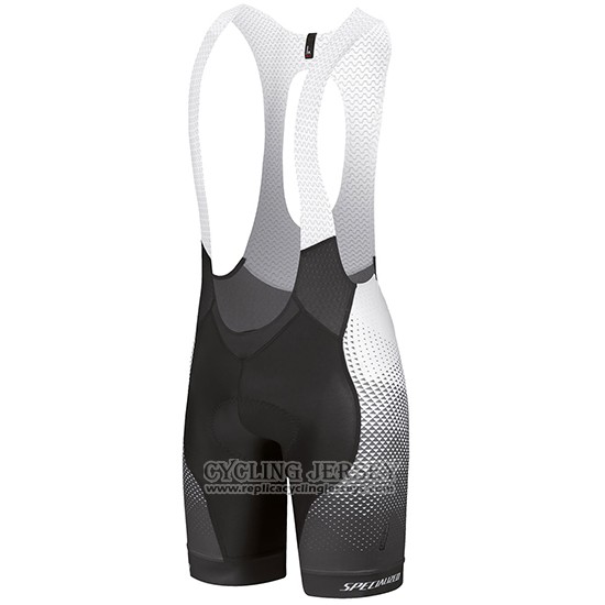 2018 Cycling Jersey Specialized Black Gray Pink Short Sleeve And Bib Short