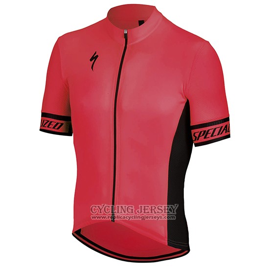 2018 Cycling Jersey Specialized Pink Black Short Sleeve And Bib Short