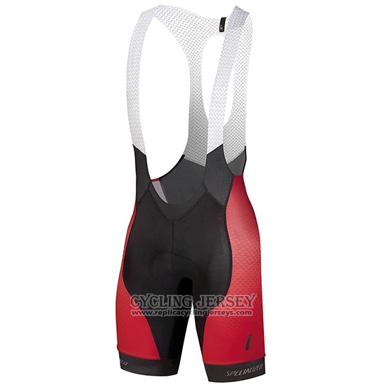 2018 Cycling Jersey Specialized Red White Black Short Sleeve And Bib Short